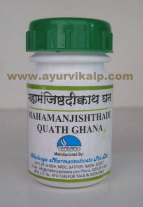 Chaitanya, MAHAMANJISHTHADI QUATH GHANA, 60 Tablet, Combinations of Herbs